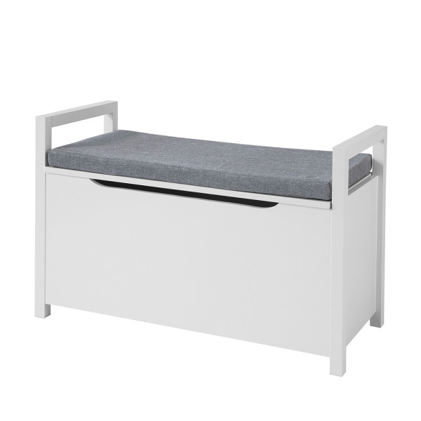 SoBuy Ławka na buty Biały 86x38x54cm Nowoczesny FSR76-W 837484