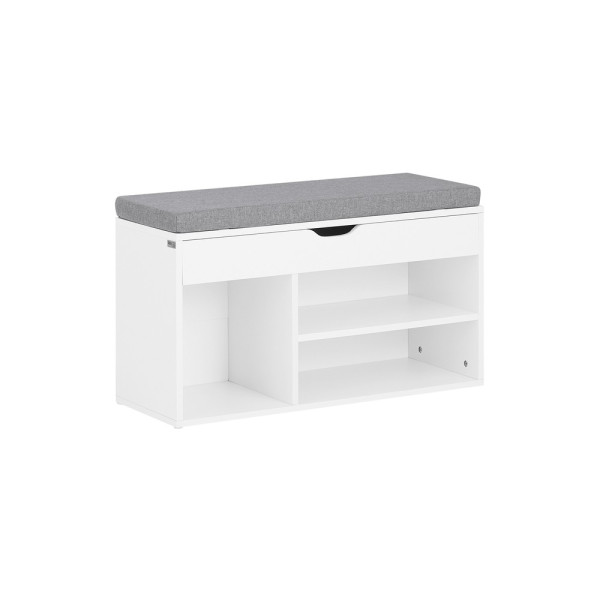 SoBuy Ławka na buty Jasnoszary 80x30x47.5cm Funkcjonalny FSR45-HG 838176