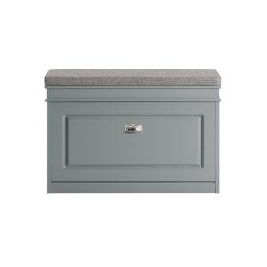 SoBuy Ławka na buty z 1 drzwiami Jasnoszary 75x24x51cm FSR82-L-HG 896470