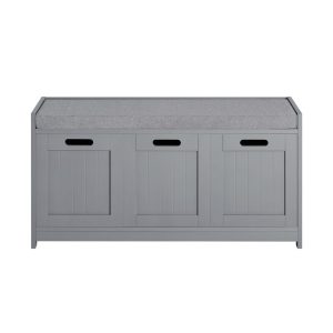 SoBuy Ławka na buty z 1 szufladą Szary 90x35x44.5cm Funkcjonalny FSR80-SG 838202 SoBuy Ławka na buty z 1 szufladą Szary 90x35x44.5cm Funkcjonalny FSR80-SG 838202