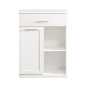 SoBuy Niska szafka łazienkowa z jedną szufladą Biały 66x37x90cm BZR66-W 809677 SoBuy Niska szafka łazienkowa z jedną szufladą Biały 66x37x90cm BZR66-W 809677