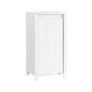 SoBuy Niska szafka łazienkowa z jednymi drzwiami Biały 45x35x85cm BZR100-W 809630 SoBuy Niska szafka łazienkowa z jednymi drzwiami Biały 45x35x85cm BZR100-W 809630