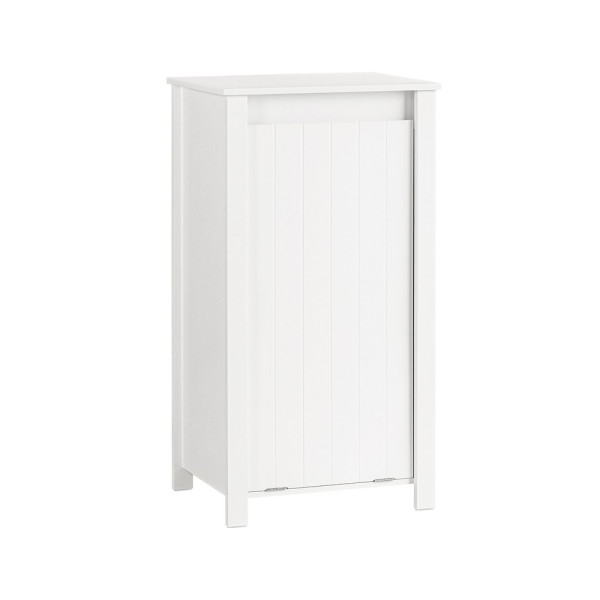 SoBuy Niska szafka łazienkowa z jednymi drzwiami Biały 45x35x85cm BZR100-W 809630