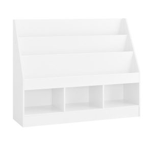 SoBuy Regał dziecięcy z 3 półkami Biały 107×37.5x80cm KMB118-W 813115 SoBuy Regał dziecięcy z 3 półkami Biały 107×37.5x80cm KMB118-W 813115