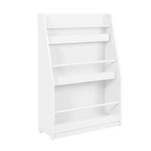 SoBuy Regał dziecięcy z 3 półkami Biały 58.3×18.2×81.2cm KMB45-W 812279 SoBuy Regał dziecięcy z 3 półkami Biały 58.3×18.2×81.2cm KMB45-W 812279
