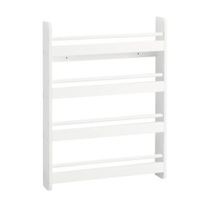 SoBuy Regał dziecięcy z 4 półkami Biały 60x12x80cm Nowoczesny KMB08-K-W 813144