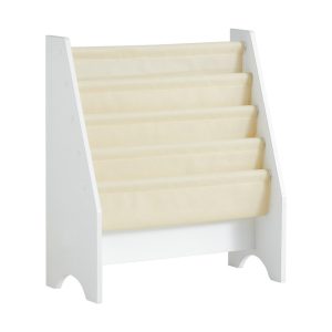 SoBuy Regał dziecięcy z 4 półkami Biały 62x30x71cm Funkcjonalny FRG225-W 813113