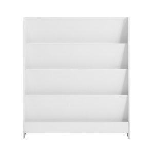SoBuy Regał dziecięcy z 4 półkami Biały 80x30x88cm Funkcjonalny KMB32-W 812884