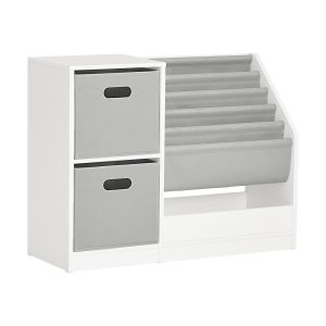 SoBuy Regał dziecięcy z 5 półkami Biały 80x30x61cm Funkcjonalny KMB76-W 812873