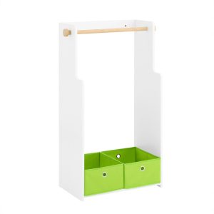 SoBuy Regał dziecięcy z jedną półką Biały 60x35x110cm Funkcjonalny KMB109-W 813105