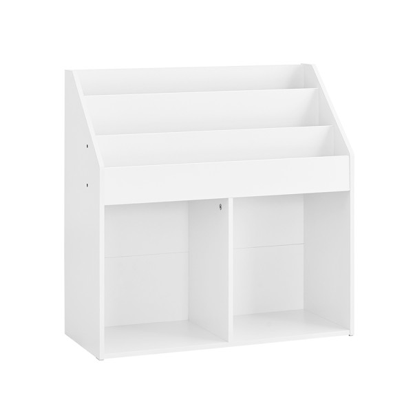 SoBuy Regał dziecięcy z jedną półką Biały KMB01-II-W 943741