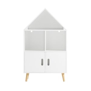 SoBuy Regał dziecięcy z jedną półką Biały Nowoczesny KMB58-W 813094 SoBuy Regał dziecięcy z jedną półką Biały Nowoczesny KMB58-W 813094