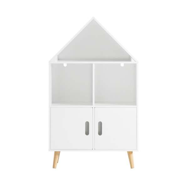 SoBuy Regał dziecięcy z jedną półką Biały Nowoczesny KMB58-W 813094