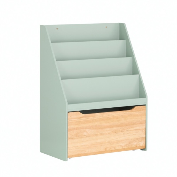 SoBuy Regał dziecięcy Zielony 62.62.5x30x80cm Funkcjonalny KMB95-GR 812866
