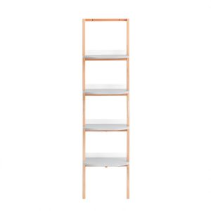 SoBuy Regał na książki z 4 półkami Jasnoszary 44x38x170cm HSTR02-K-HG 809690 SoBuy Regał na książki z 4 półkami Jasnoszary 44x38x170cm HSTR02-K-HG 809690