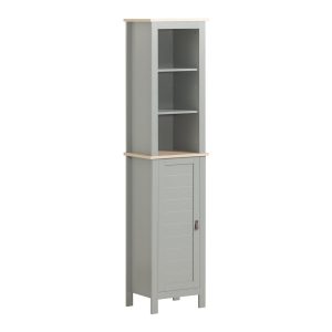 SoBuy Słupek łazienkowy z 1 drzwiami Jasnoszary 39x30x168cm BZR68-HG 816102 SoBuy Słupek łazienkowy z 1 drzwiami Jasnoszary 39x30x168cm BZR68-HG 816102