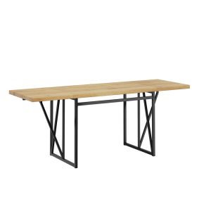 SoBuy Stół ścienny składany Jasny dąb 200x96x76cm FWT113-N 1073286 SoBuy Stół ścienny składany Jasny dąb 200x96x76cm FWT113-N 1073286