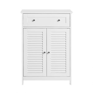 SoBuy Szafka jednoszufladowa do przechowywania Biały 60x35x87cm FRG238-W 809606