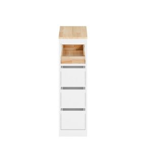 SoBuy Szafka łazienkowa z 3 szufladami Biały 23x65x82 cm BZR54-II-W 1073173