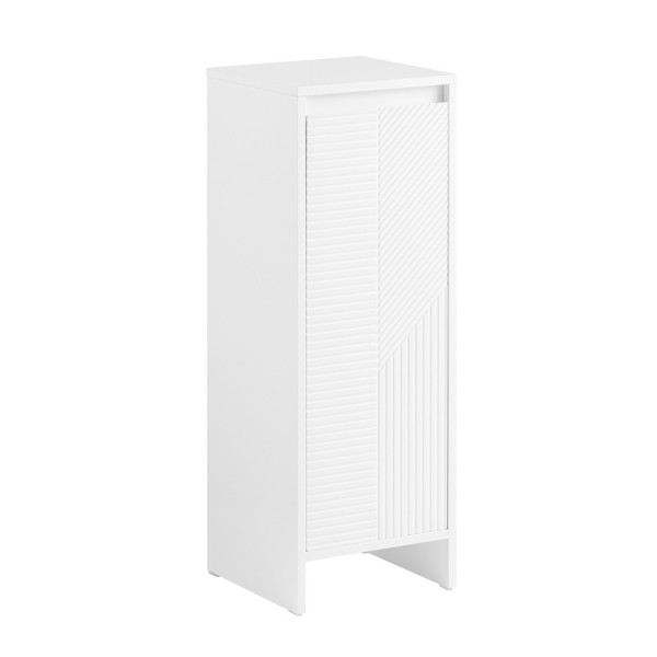 SoBuy Szafka łazienkowa z koszem na pranie Biały 30x30x87cm BZR154-W 1073153