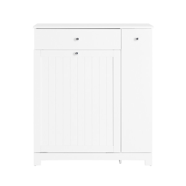 SoBuy Szafka łazienkowa z szufladą Biały 78x38x90cm BZR214-W 1073686