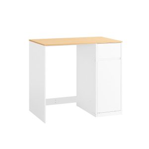 SoBuy Szafka na bieliznę z 1 szufladą Biały 100x60x90cm Nordycki BZR217-NW 809675