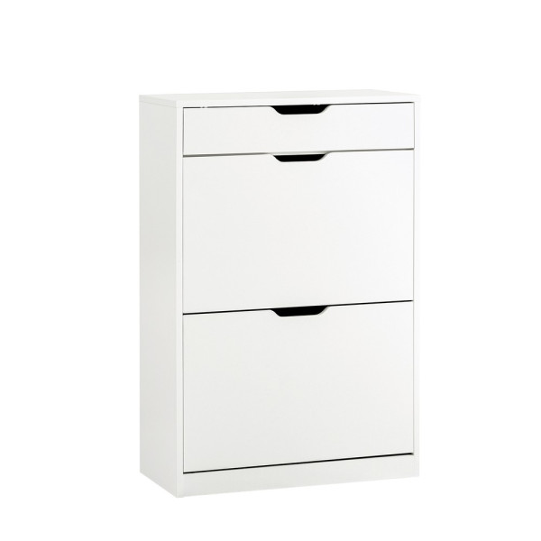 SoBuy Szafka na buty z 1 szufladą Biały 60x30x90cm Funkcjonalny FSR180-W 838141