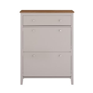 SoBuy Szafka na buty z 1 szufladą Brązowy 120×43.5x108cm Nordycki FSR89-KA 837490 SoBuy Szafka na buty z 1 szufladą Brązowy 120×43.5x108cm Nordycki FSR89-KA 837490