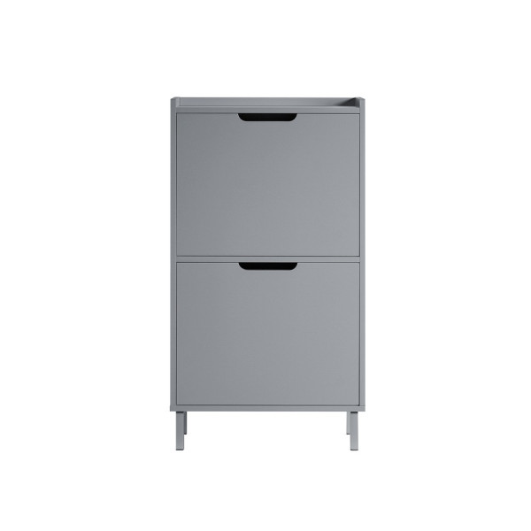 SoBuy Szafka na buty z 4 drzwiami Jasnoszary 50.3x17x90.5cm FSR151-HG 838181