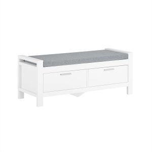SoBuy Szafka na buty z dwiema szufladami Biały FSR74-W 896473 SoBuy Szafka na buty z dwiema szufladami Biały FSR74-W 896473