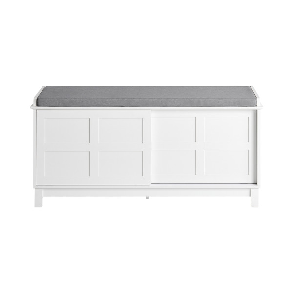 SoBuy Szafka na buty z dwoma drzwiami Biały 114x40x53cm FSR86-W 896496