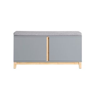 SoBuy Szafka na buty z dwoma drzwiami Szary 90x34x47cm FSR117-HG 896115 SoBuy Szafka na buty z dwoma drzwiami Szary 90x34x47cm FSR117-HG 896115