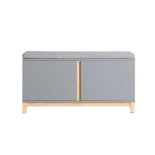 SoBuy Szafka na buty z dwoma drzwiami Szary 90x34x47cm FSR117-HG 896115