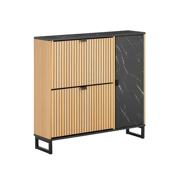 SoBuy Szafka na buty z dwoma drzwiczkami 90x24x88.5cm Nowoczesny FSR203-N 838165