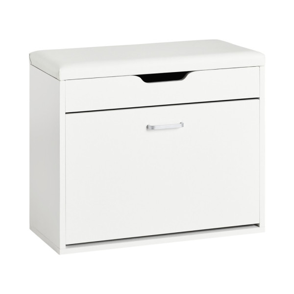 SoBuy Szafka na buty z jedną szufladą Biały 60x30x50cm FSR95-W 896443
