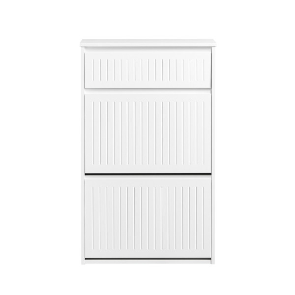 SoBuy Szafka na buty z jedną szufladą Biały 61x26x100cm Nowoczesny FSR165-W 838170