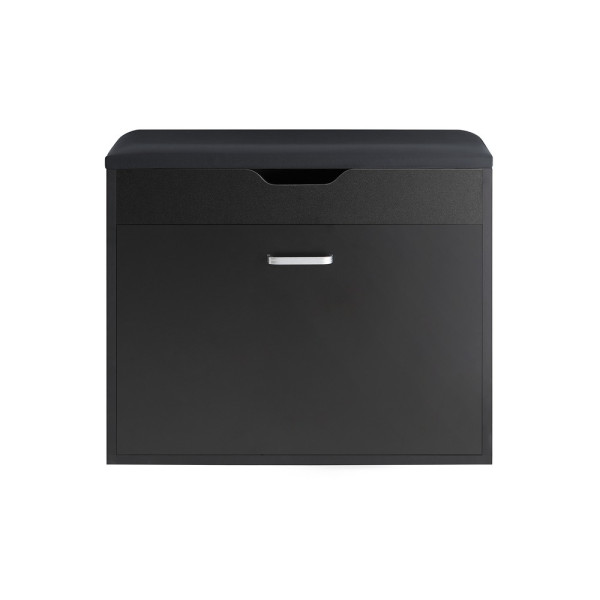 SoBuy Szafka na buty z jedną szufladą Czarny 60x30x50cm FSR95-SCH 896440