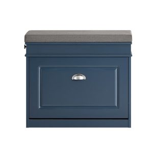 SoBuy Szafka na buty z jedną szufladą Granatowy 61x24x51cm FSR82-K-B 896112 SoBuy Szafka na buty z jedną szufladą Granatowy 61x24x51cm FSR82-K-B 896112