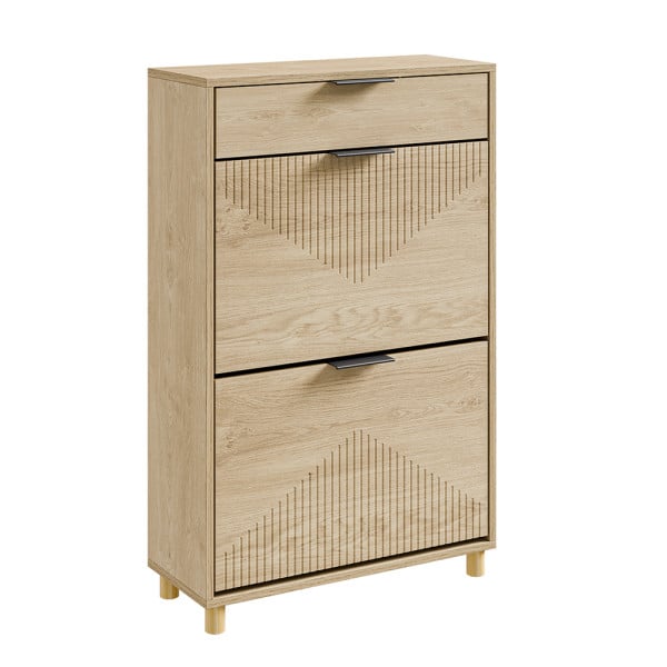 SoBuy Szafka na buty z szufladą Jasny dąb 60×24×95 FSR212-N 988532