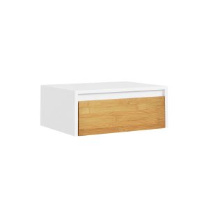 SoBuy Szafka nocna wisząca z szufladą Biały 40x29x15 cm FBT174-E-WN 1038918 SoBuy Szafka nocna wisząca z szufladą Biały 40x29x15 cm FBT174-E-WN 1038918