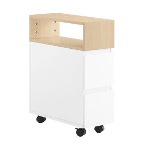SoBuy Szafka nocna z 2 szufladami 50x20x61cm Minimalistyczny FBT155-NW 811742 SoBuy Szafka nocna z 2 szufladami 50x20x61cm Minimalistyczny FBT155-NW 811742