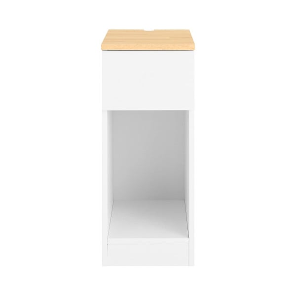 SoBuy Szafka nocna z jedną szufladą 40x25x60cm Nowoczesny FBT111-II-NW 812920