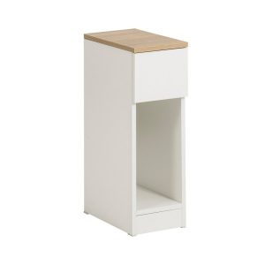 SoBuy Szafka nocna z jedną szufladą Biały 20x35x60cm Nowoczesny FBT111-NW 812923 SoBuy Szafka nocna z jedną szufladą Biały 20x35x60cm Nowoczesny FBT111-NW 812923