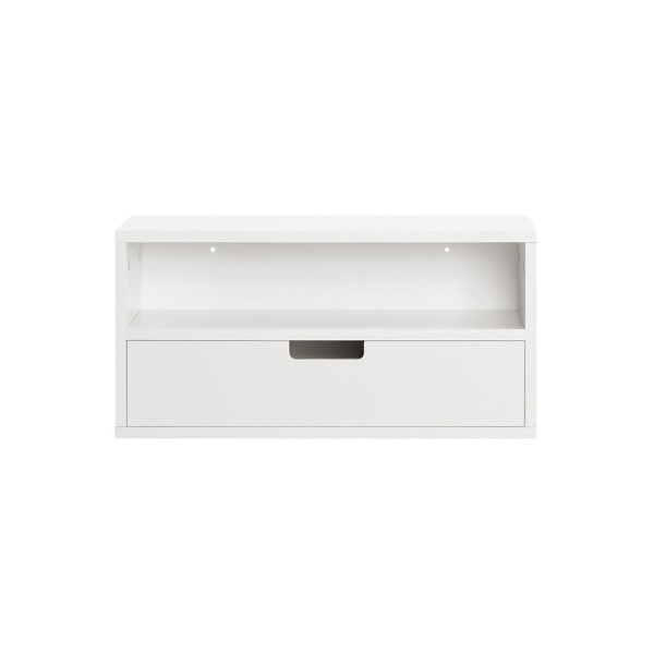 SoBuy Szafka nocna z jedną szufladą Biały 45x25x22cm Funkcjonalny NKD03-W 804581
