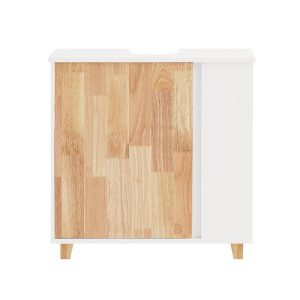 SoBuy Szafka pod umywalkę z dwoma drzwiczkami Biały 60x30x60cm BZR75-W 809642 SoBuy Szafka pod umywalkę z dwoma drzwiczkami Biały 60x30x60cm BZR75-W 809642
