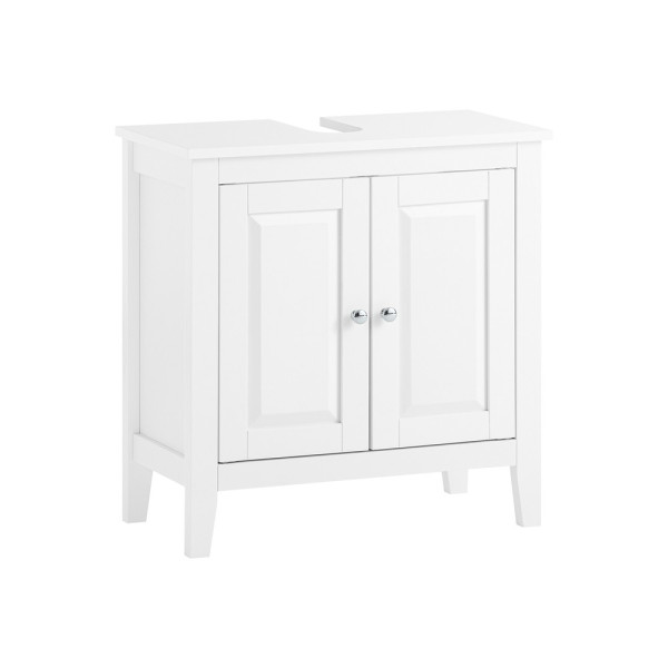 SoBuy Szafka pod umywalkę z dwoma drzwiczkami Biały 60x30x62.5cm FRG202-W 809654