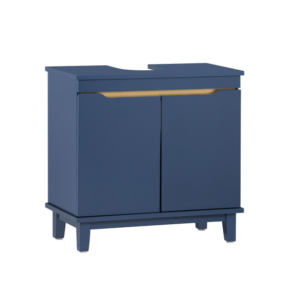 SoBuy Szafka pod umywalkę z jednymi drzwiami Niebieski 60x30x58cm BZR113-B 809585