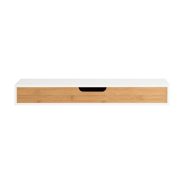 SoBuy Szafka ścienna z jedną szufladą 60x24.5x8cm Nowoczesny FRG93-NW 811736
