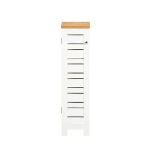 SoBuy Szafka toaletowa przy klozecie z 1 drzwiami Biały BZR85-W 816107 SoBuy Szafka toaletowa przy klozecie z 1 drzwiami Biały BZR85-W 816107