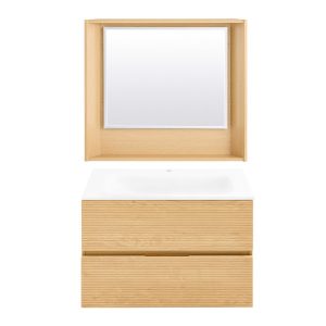 SoBuy Szafka z lustrem i dwiema szufladami BZR198-N 804181 SoBuy Szafka z lustrem i dwiema szufladami BZR198-N 804181